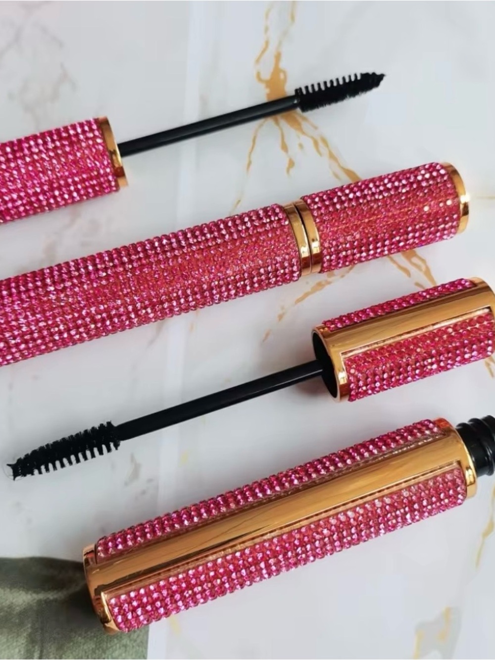 Pink Crystal Mascara Tube – Women Makeup